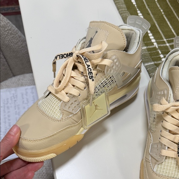 Off white 4 Jordan sail Sneakers - Picture 4 of 9